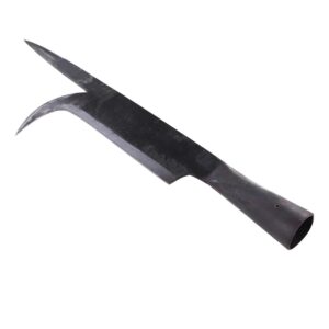 Medievaldepot 13th Century Guisarme Polearm Attachment - Hand-Forged High Carbon Steel, 17" Replica with Pre-Drilled Socket (Customizable)