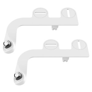 Bio Bidet by Bemis SlimEdge 2-Pack of Freshwater Attachments, White, Non-Electric & LUXE Bidet NEO 185 - Self-Cleaning, Dual Nozzle, Non-Electric Bidet Attachment for Toilet Seat, Adjustable