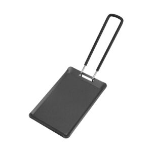 Grill Pan, Portable Griddle Pan Iron Stove Top Camping Pan Mini Square Griddle Pan with Detachable Handle for Outdoor 5.1x3.3x0.1in