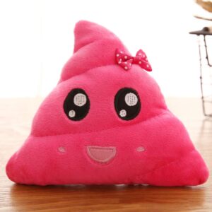 ifundom Poop Soft Plush Pad Plush Toy Plush Cushion Plush Pillow Poo Pink Plush Cushion Pillow