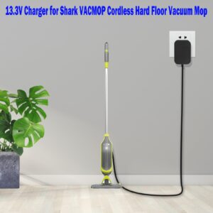 Charger for Shark VACMOP VM200 VC200 VM200C UM200 UM205 VC205 VM20026 VACMOP Series Cordless Hard Floor Vacuum Mop Replacement Charger