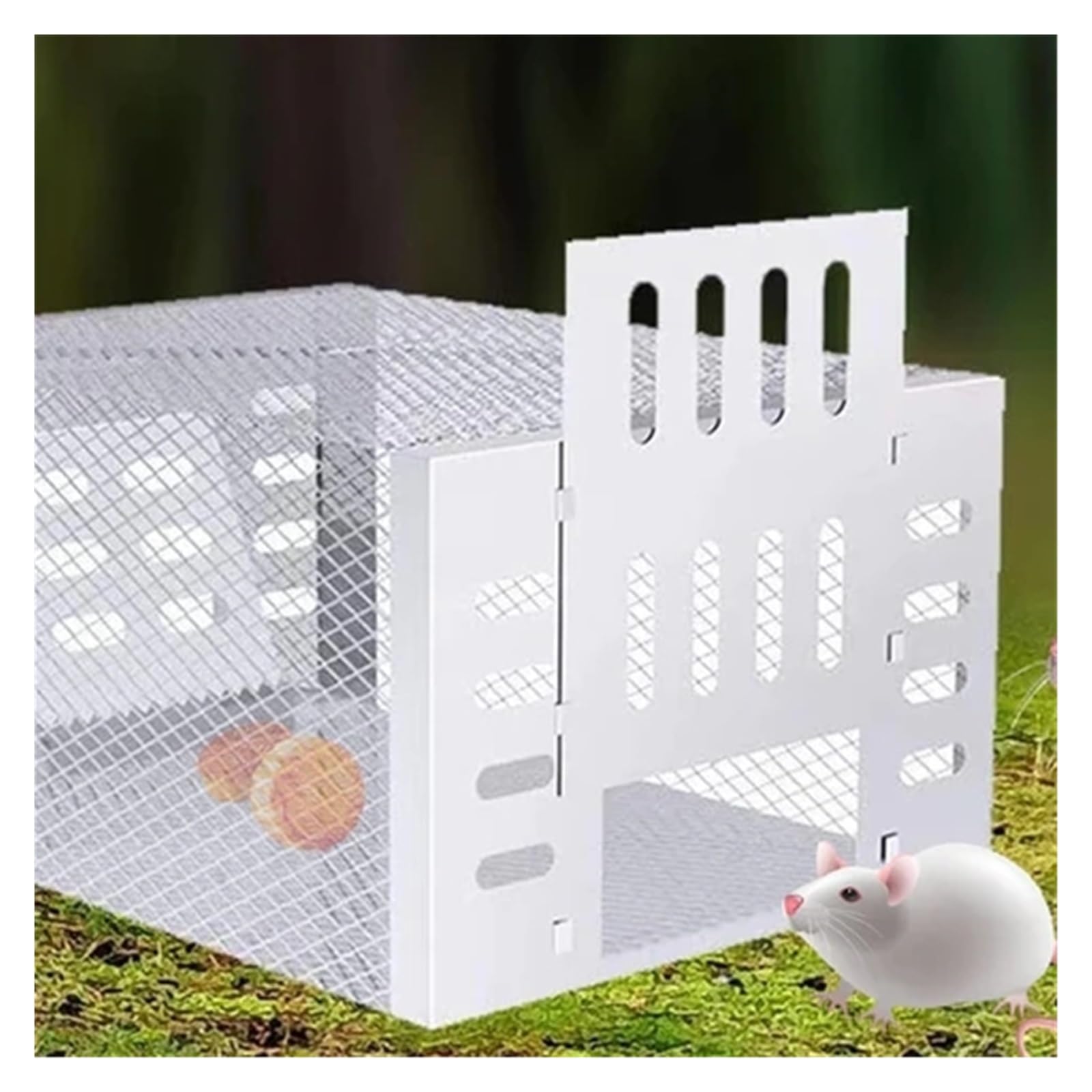 FEYOTH Rat Traps,Automatic Cycle Mouse Trap Continuous Cycle Mouse Trap Rat Catching Cage Mice Killer Automatic Indoor Outdoor Mouse Catching Tool