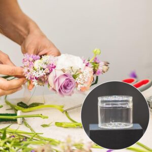 Spiral Ikebana Stem Holder, Spiral Stem Holder for Vases, Spiral Flower Stem Holder, Spiral Stem Holder Ring, Spiral DIY Floral Art Accessory Flower Arrangement Holder (Clear,S+ L)