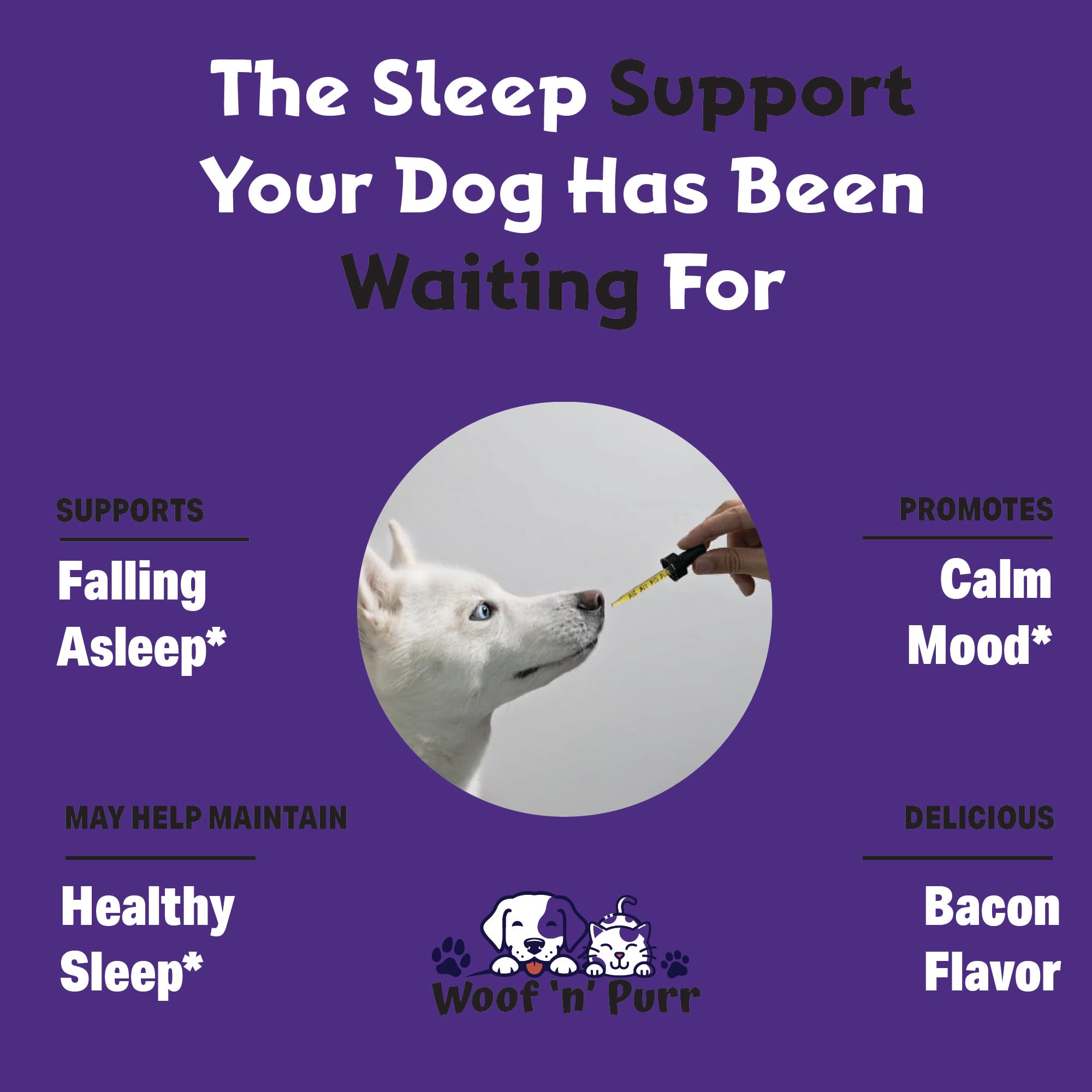 Natural Dog Sleep Aid - Sleep Aid for Dogs - Dog Melatonin - Promotes Deep, Restful Sleep in Dogs - Melatonin for Dogs - Dog Calming - Calming for Dogs - Dog Anxiety Relief - 1 fl oz