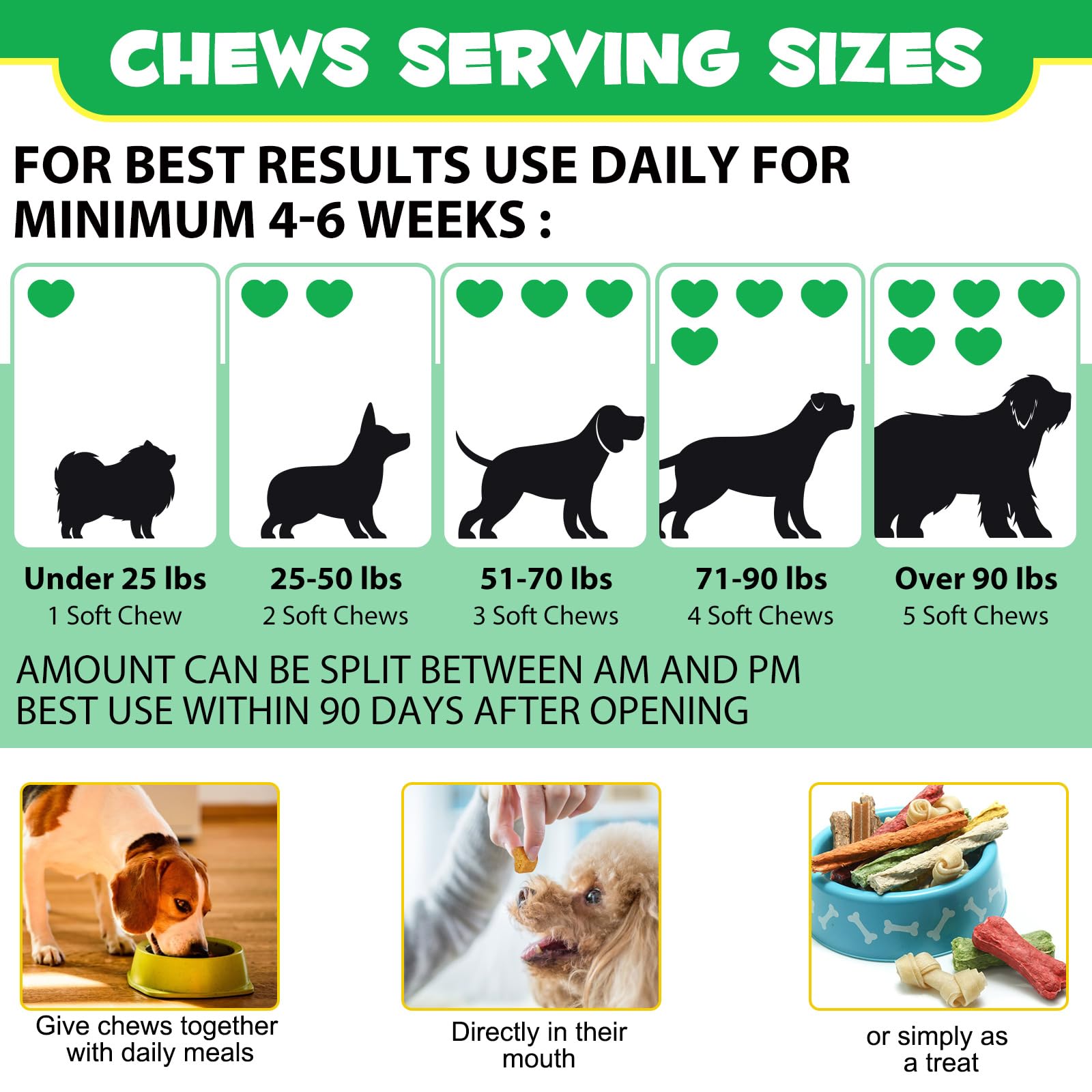 120 Chews Probiotics for Dogs