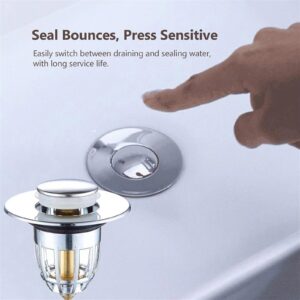 Pop-up Drain Filter Bathroom Shower Sink Filter Plug Wash Basin Hair Sink Strainer Kitchen Bathtub Stopper