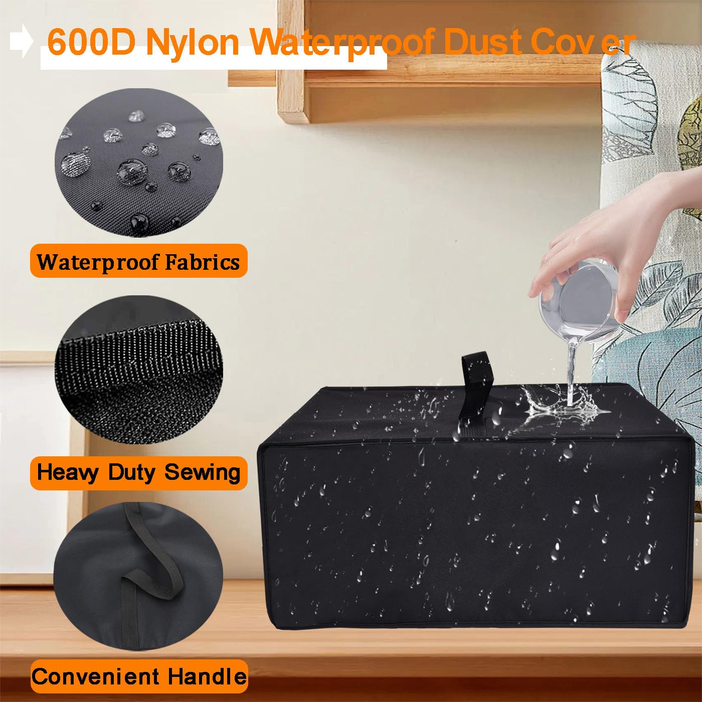 Coffee Maker Dust Cover for Keurig K-Duo Single Serve K-Cup Pod & Carafe Coffee Maker/Keurig K-Elite Single-Serve K-Cup Pod Coffee Maker(K-Elite)/H amilton Beach 2-Way 12 Cup Drip Coffee Maker