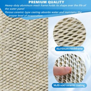 Gazeer 35 Water Panel Humidifier Replacement Filter made of aluminum mesh for AprilAire Whole-House Humidifier Models 350, 360, 560, 560A, 568, 600, 600A, 600M, 700, 700A, 700M, 760, 760A, 768 (2Pack)