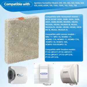 Gazeer 35 Water Panel Humidifier Replacement Filter made of aluminum mesh for AprilAire Whole-House Humidifier Models 350, 360, 560, 560A, 568, 600, 600A, 600M, 700, 700A, 700M, 760, 760A, 768 (2Pack)