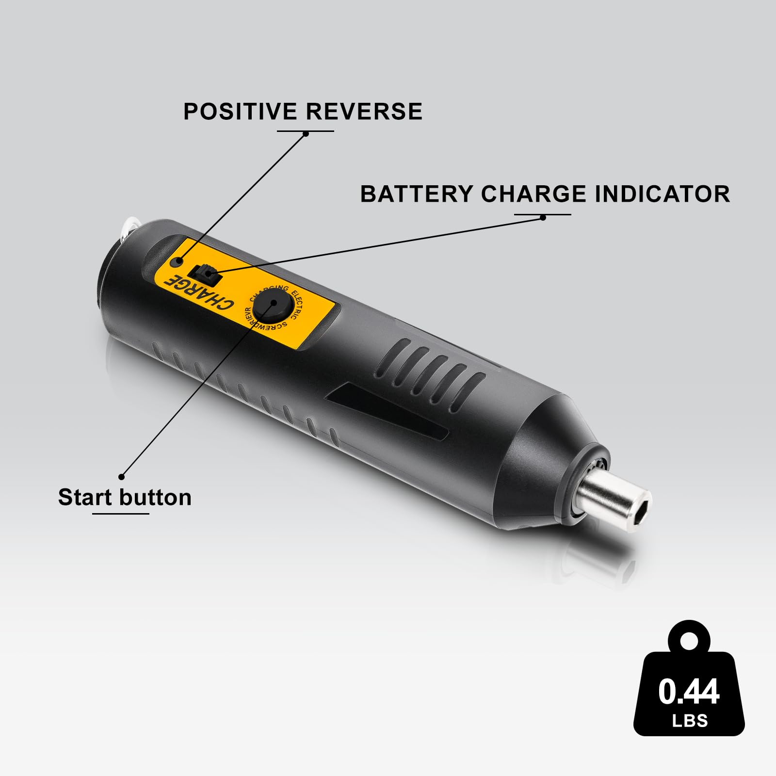 Mini Cordless Electric Screwdriver,Rechargeable, Can Rotate Clockwise Or Counterclockwise,With A Button Control And Ultra Long Battery Life,10 Bits&2 Extended Bits, USB Cable, Magnetic Hex Chuck