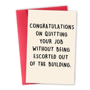 naughty leaving card for him her, happy farewell card for him her, humor going away gifts for coworker colleagues, unique leaving gift ideas for work bestie，new job card