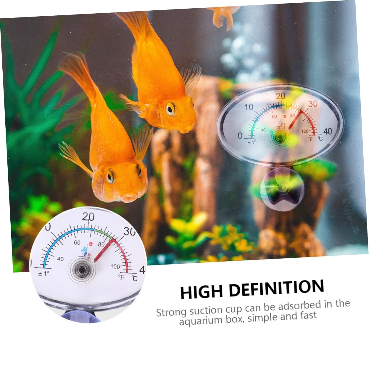 BESPORTBLE 12 Pcs Pointer Thermometer Fish Tank Digital Turtle Tank Aquarium Water Submersible Water Temperature Meter Aquarium Marina LCD Betta Fish Tank Dial Thermometer Number Abs Tub