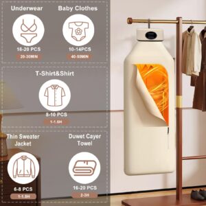 Portable Dryers for Laundry Portable Clothes Dryer Mini Dryer for Clothes Foldable Travel Clothes Dryer Portable Dryer For Apartment,Rv,Travel,Hotel Home Dorm Camping