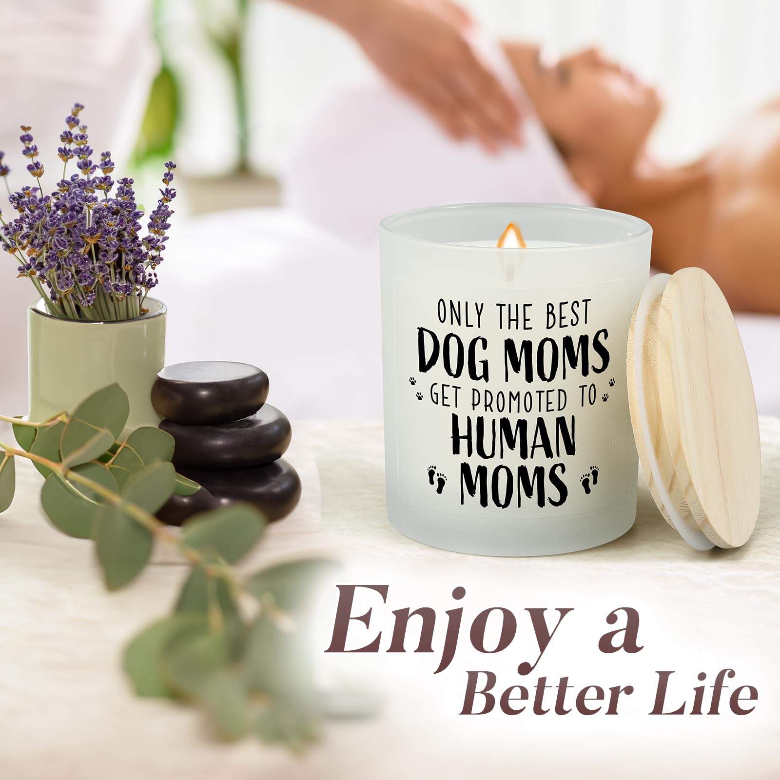 New Mom Gifts for Pregnant Women, Congrats on Pregnancy Gifts for Expecting Mom, Mom to Be Gift for Pregnant Daughter Wife Friend, First Time Mommy Birthday Mothers Day Gift, Lavender Scented Candle