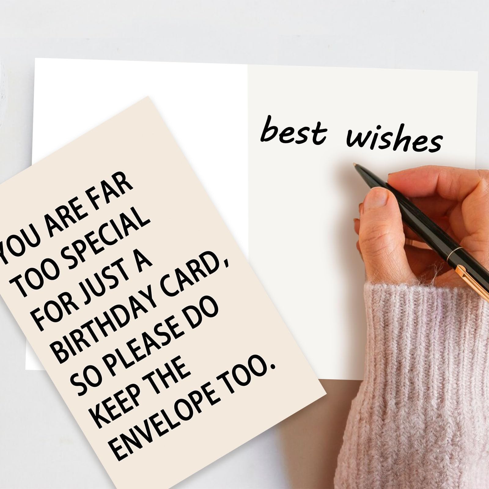 Zyulin Funny Birthday Cards for Men Him, Happy Birthday Gift Cards for Husband Boyfriend Fiance, Mens Birthday Gifts,You Are Far Too Special For Just A Birthday Card