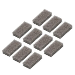 meccanixity nickel foam electrode, button battery electrode disc nickel foam sheet porous foam nickel 20x10x5mm with adhesive pack of 100, grey