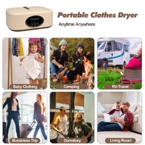 Portable Dryers for Laundry Portable Clothes Dryer Mini Dryer for Clothes Foldable Travel Clothes Dryer Portable Dryer For Apartment,Rv,Travel,Hotel Home Dorm Camping