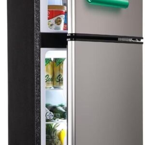 rosmena Mini Fridge, 4.0 Cu.Ft Apartment Size Refrigerator, Samll Refrigerator, dorm fridges with freezer for Apartment, Office, Kitchen, Dorm, Compact Refrigerator with 7 Temperature Modes