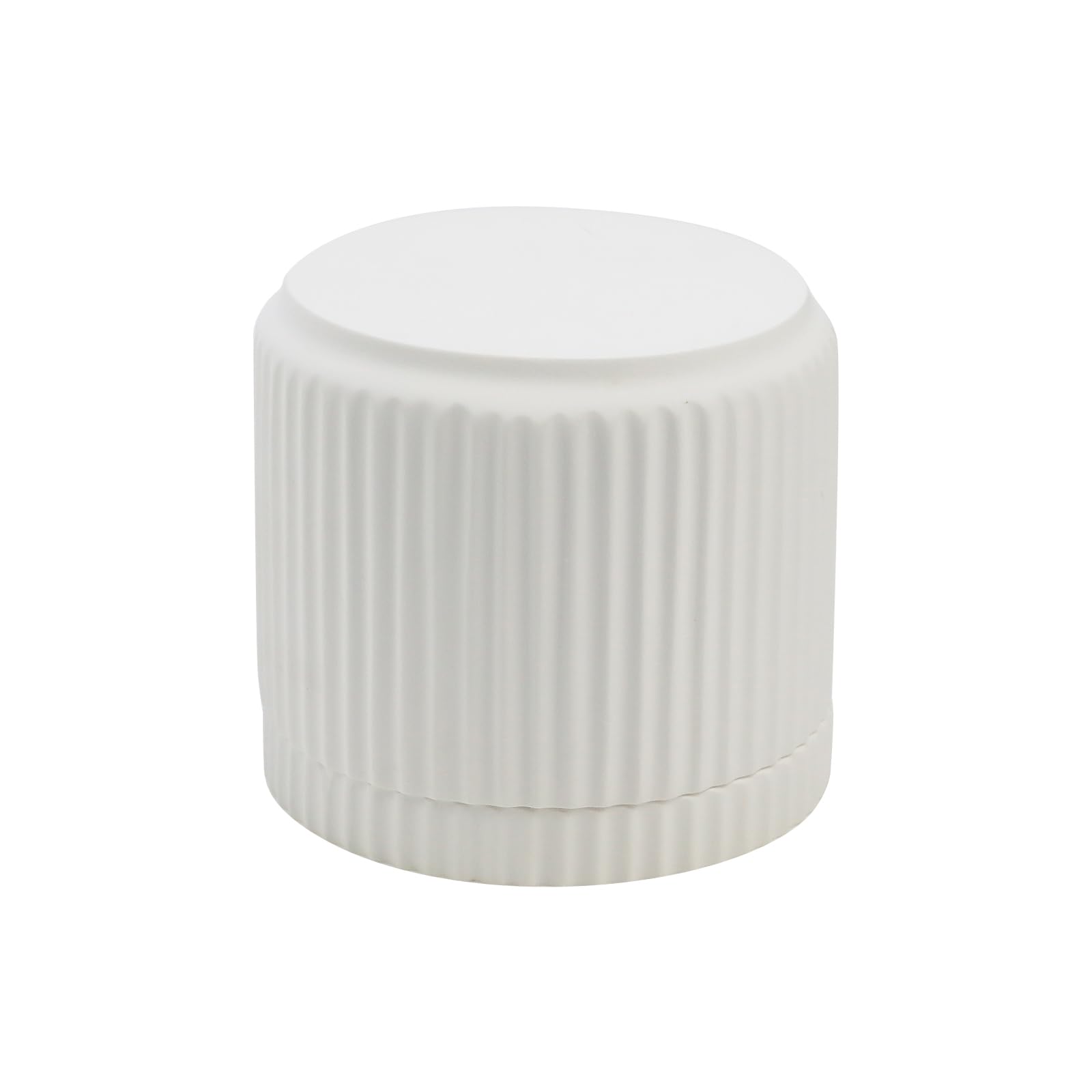 MY MIRONEY 12oz Cotton Swab Container with Lid, Diatomaceous Earth Cotton Swabs Holder White Round Storage Canisters for Cotton Swabs, Cotton Balls, Makeup, Bathroom Accessories