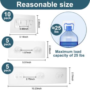 20pcs Shower Caddy Adhesive Replacement, Strong Adhesive for Shower Caddy Sticker, Shower Caddy Adhesive No Drilling for Corner Shelf Basket, Bathroom Storage Shelves, Kitchen Racks and Soap Holder