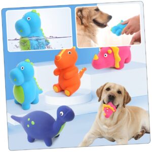 BESPORTBLE Dog Toy Teething Toys for Puppies Cleaning Toys Dog Chew Toys Dinosaur Dog Molar Toy Dog Toys Pet Molar Plaything Puppy Chew Toy Dog Fetching Toys Taste Dog Bite Emulsion