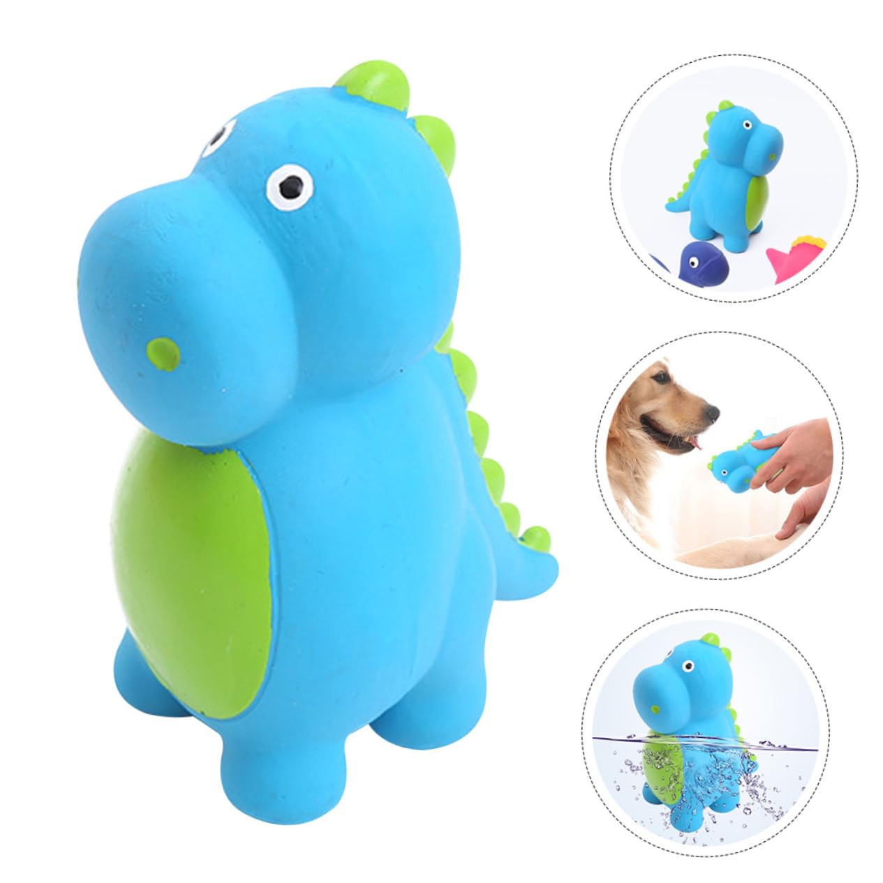 BESPORTBLE Dog Toy Teething Toys for Puppies Cleaning Toys Dog Chew Toys Dinosaur Dog Molar Toy Dog Toys Pet Molar Plaything Puppy Chew Toy Dog Fetching Toys Taste Dog Bite Emulsion