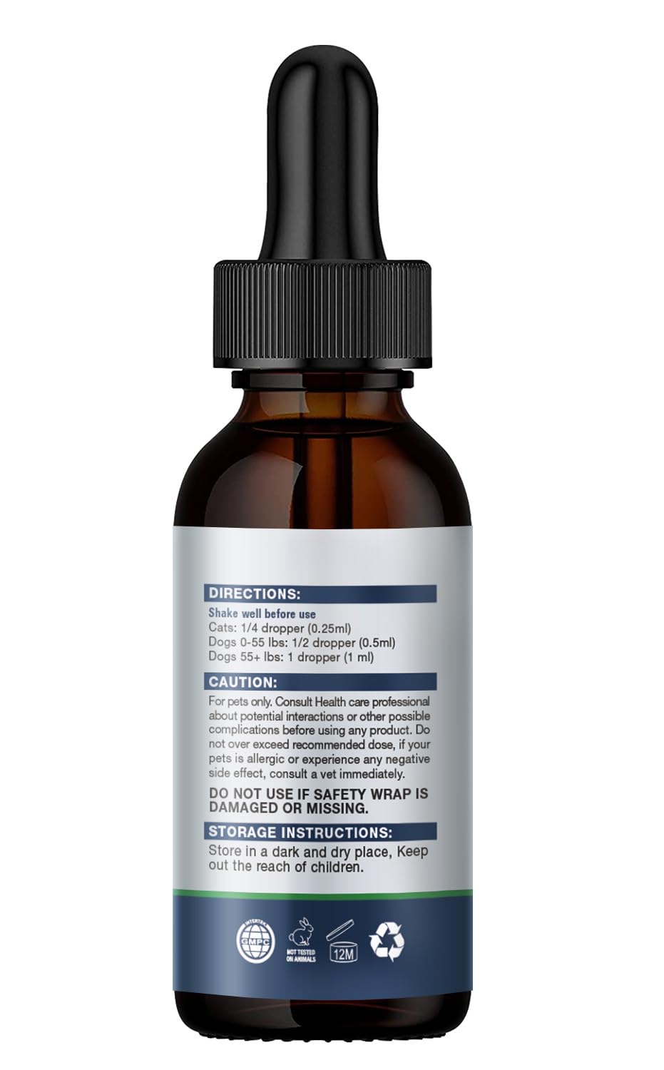 Natural Oil for Dogs and Cats - Natural Oil Drops with Omega Fatty Acids - Hip and Joint Support and Skin Health 24030775