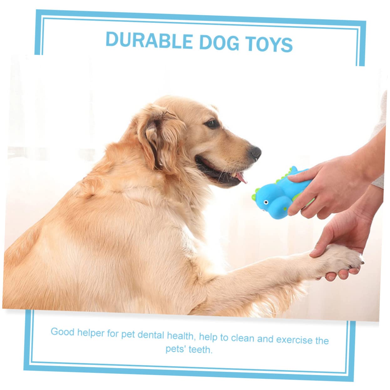 BESPORTBLE Dog Toy Teething Toys for Puppies Cleaning Toys Dog Chew Toys Dinosaur Dog Molar Toy Dog Toys Pet Molar Plaything Puppy Chew Toy Dog Fetching Toys Taste Dog Bite Emulsion