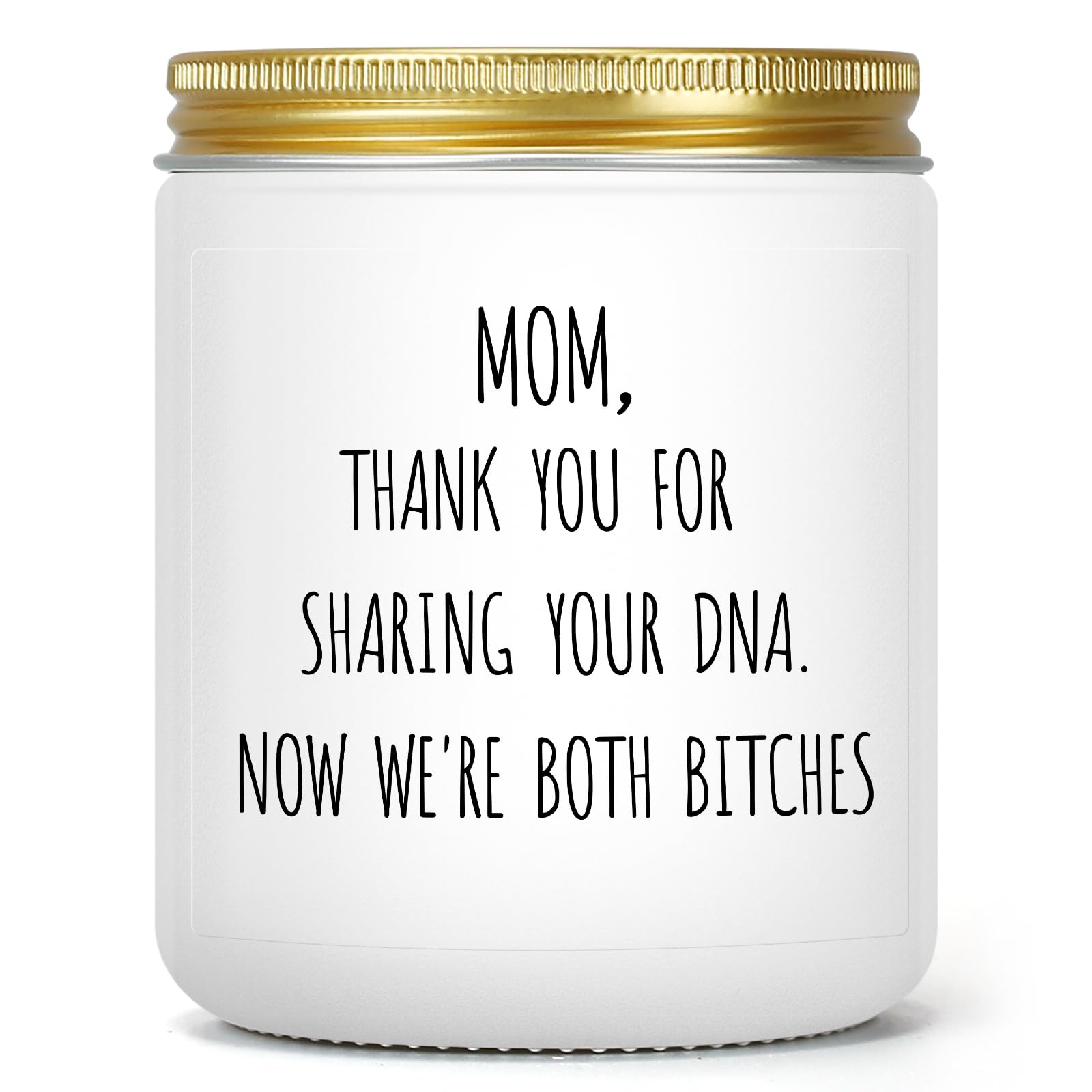 Funny Novelty Mother‘s Day Gift from Daughter Son Cool Gifts for Moms Birthday Lavender Scented Candle Unique Birthday Christmas Thanksgiving Gift for Mom Stepmother Adoptive Mother