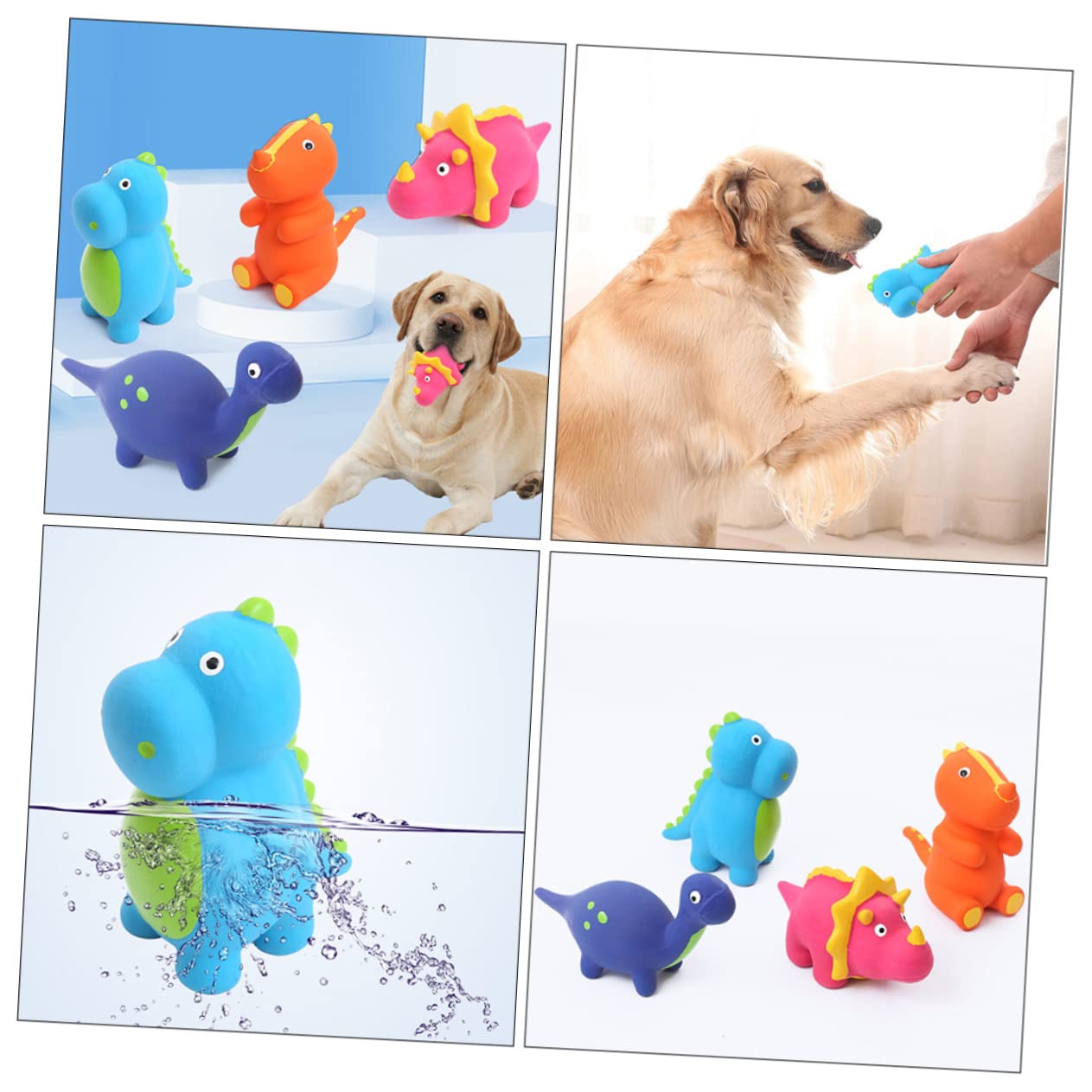 BESPORTBLE Dog Toy Teething Toys for Puppies Cleaning Toys Dog Chew Toys Dinosaur Dog Molar Toy Dog Toys Pet Molar Plaything Puppy Chew Toy Dog Fetching Toys Taste Dog Bite Emulsion