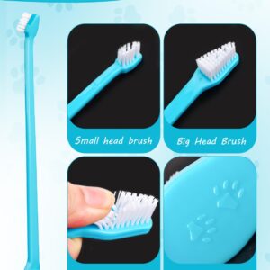 CRAZYBELLY 10 Pcs Dog Toothbrush Cat Toothbrush Pet Toothbrush Dual-Headed Toothbrush for Dogs Teeth Cleaning Dog Tooth Brush