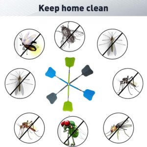 6 Packs Fly Swatter Telescopic Flyswatter Heavey Duty Set Stainless Steel Extendable Handles