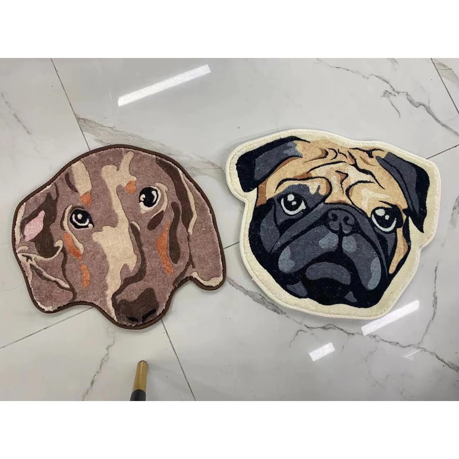 mxn Custom Pet Portrait Rug,Custom Rug Design Personalized Pet Shaped Rug Handmade Custom Blanket Rug Animals,Dog,Cat,with Picture,Personalized Pet Memorial Gifts (65 * 80cm)