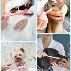 CRAZYBELLY 10 Pcs Dog Toothbrush Cat Toothbrush Pet Toothbrush Dual-Headed Toothbrush for Dogs Teeth Cleaning Dog Tooth Brush