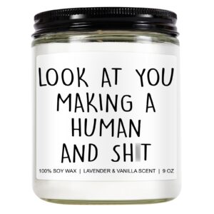 younift look at you making a human candle, new mom gifts, new dad gifts, new parents gifts for couples, gender reveal gifts, christmas, funny baby shower gifts, pregnancy gifts for expecting mom