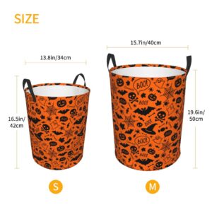 oacyit Laundry Basket Halloween Laundry Hamper Waterproof Idea Hampers for Laundry,Large Collapsible Laundry Baskets with Handle Suitable for Bedroom Bathroom Utility Room Kitchen, Medium