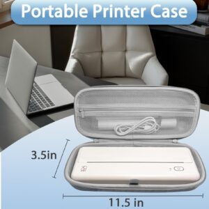 Klawdsky Portable Printer Case Compatible with HPRT MT810 Portable Printers Wireless