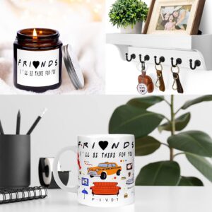 TLYHNXY 6 Pack Funny Fan Gifts,Ceramics Coffee Mugs,Scented Candle Soy Wax,Funny Fan Lover Merchandise,Friendly Inspired Gifts for Fans,Gifts for Her,Wife,Mom,Coworkers,Sister,Aunt