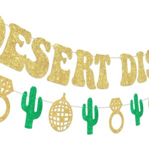 kreat4joy Desert Disco Bachelorette Party Decorations, Desert Party Decorations Banners Garland for Girl Cactus Bridal Shower Decorations Bachelorette Wedding Engagement