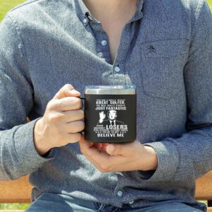 Angie's Box 14Oz Cup - Funny Golfer Mug - Best Golf Gifts for Men Unique - Golf Gifts for Dad from Son Daughter