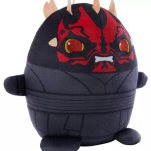 STAR WARS Cuutopia Plush 5-inch Toy, Rounded Soft Pillow Doll Inspired with Bonus Sticker (Darth Maul)