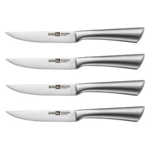 klaus meyer hasta premium high carbon steel 4 piece 4.5 inch steak knife