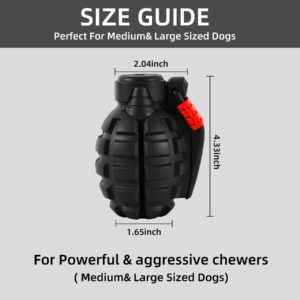 Dog Toys for Aggressive Chewers, Indestructible Dog Toys for Large Dogs, Dog Chew Toy, Dog Chew Toy for Aggressive Chewers, Durable Dog Toy for Large Dogs, Heavy Duty Dog Toy, Large Dog Toys (Black)