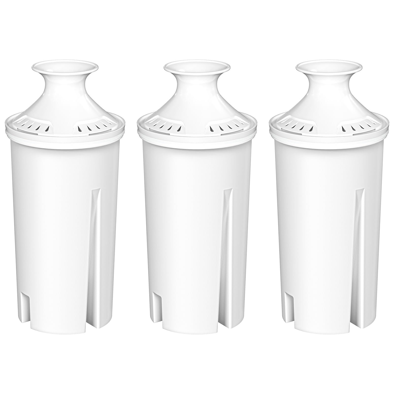 3-Pack Water Filter Replacements for Brita Water Pitchers and Dispensers, NSF 53&42 Certified to Reduce Cadmium, Mercury, Copper, Zinc, BPA free, Lasts 2 Months or 40 Gallons