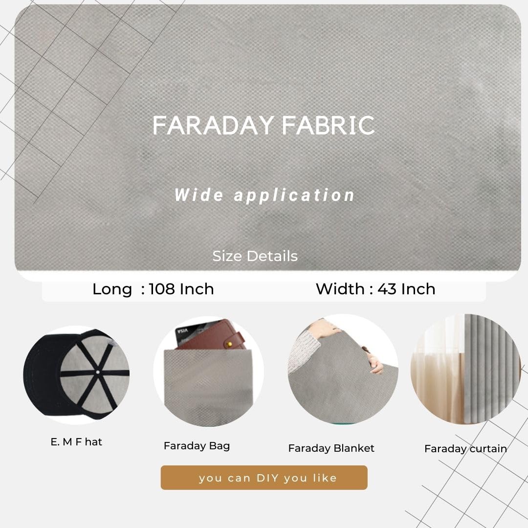 Blocroche Faraday Fabric Faraday Cloth- 3yard,43"X108"