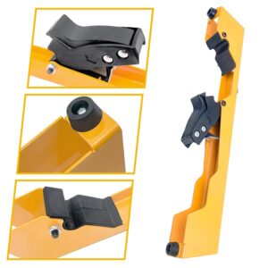 Miter Saw Mounting Brackets N087371 DW7231 use for Dewalt's DW723, DWX723, DWX724, and DWX725 DWX725B Heavy Duty Miter Saw. (2 pack) Yellow, Large