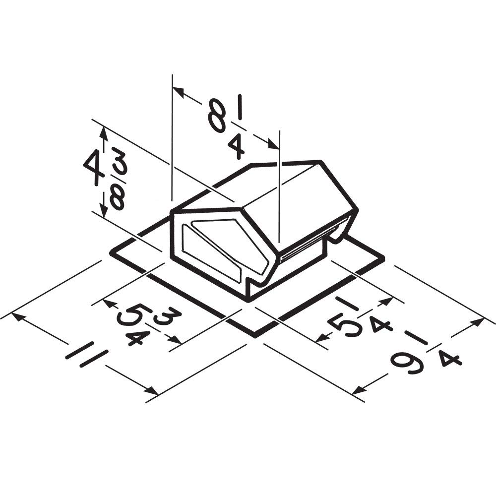 Broan-NuTone A80 Ventilation Fan with Roomside Installation, 80 CFM, 2.0 Sones White & RVK1A Roof Vent Kit, Black