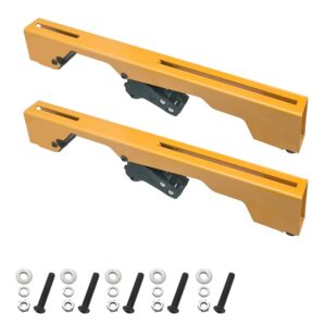 miter saw mounting brackets n087371 dw7231 use for dewalt's dw723, dwx723, dwx724, and dwx725 dwx725b heavy duty miter saw. (2 pack) yellow, large