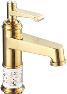 faucet deck mounted brass and ceramic faucet bathroom basin faucet mixer tap gold sink faucet bath basin sink faucet,kitchen faucets