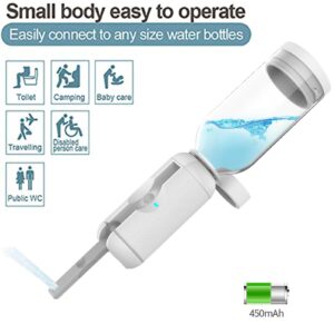 LUOOV Portable Bidet, Peri Bottle , Handheld Bidet,Portable Bidet for Toilet Rechargeable for Women, Babies, Elderly & Disabled - Perfect for Travel & Postpartum Care